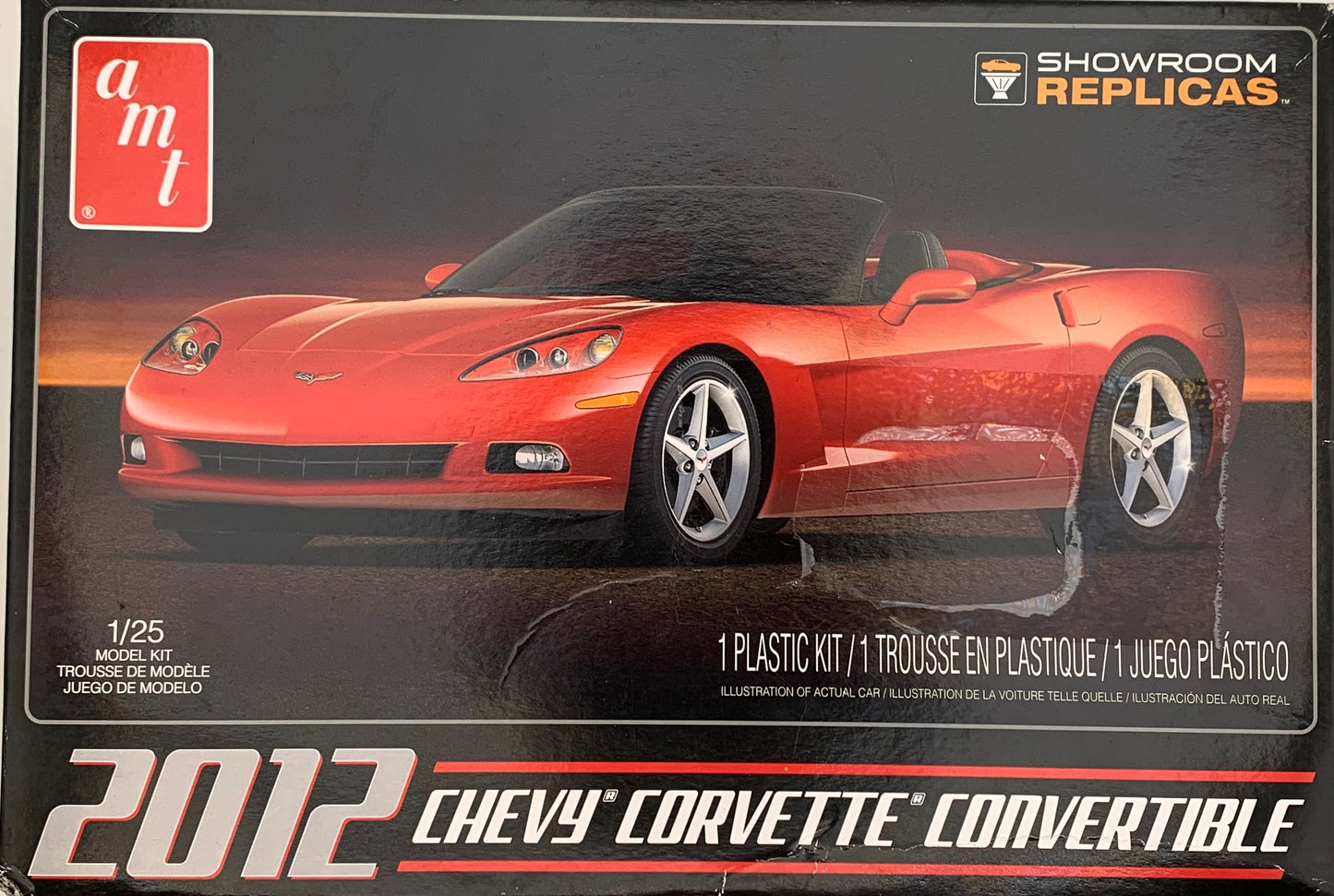 AMT 2012 Chevy Corvette Convertible, 1/25 Scale Model Kit