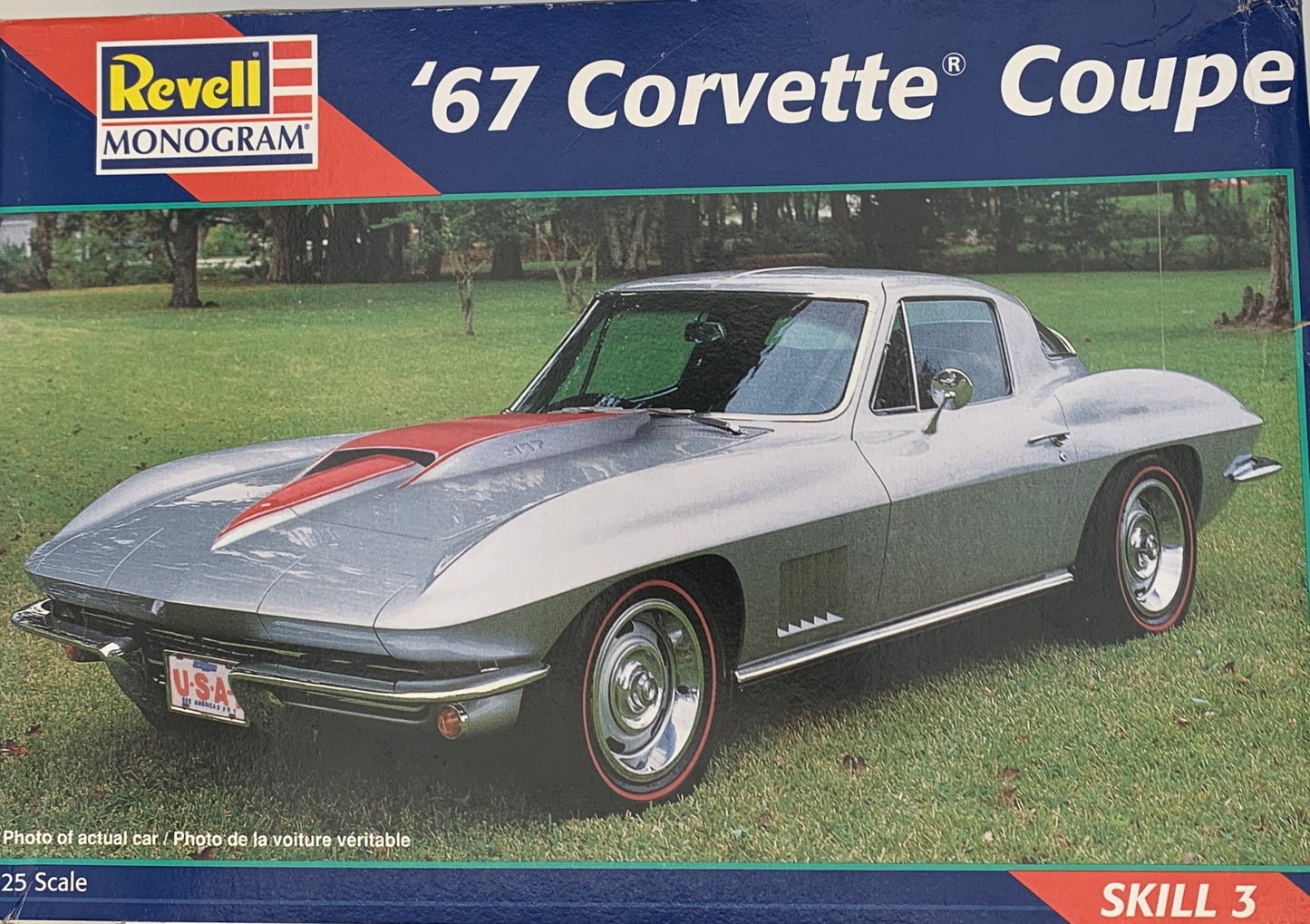 Revell Monogram ‘67 Corvette Coupe, 1/25 Scale Model Kit
