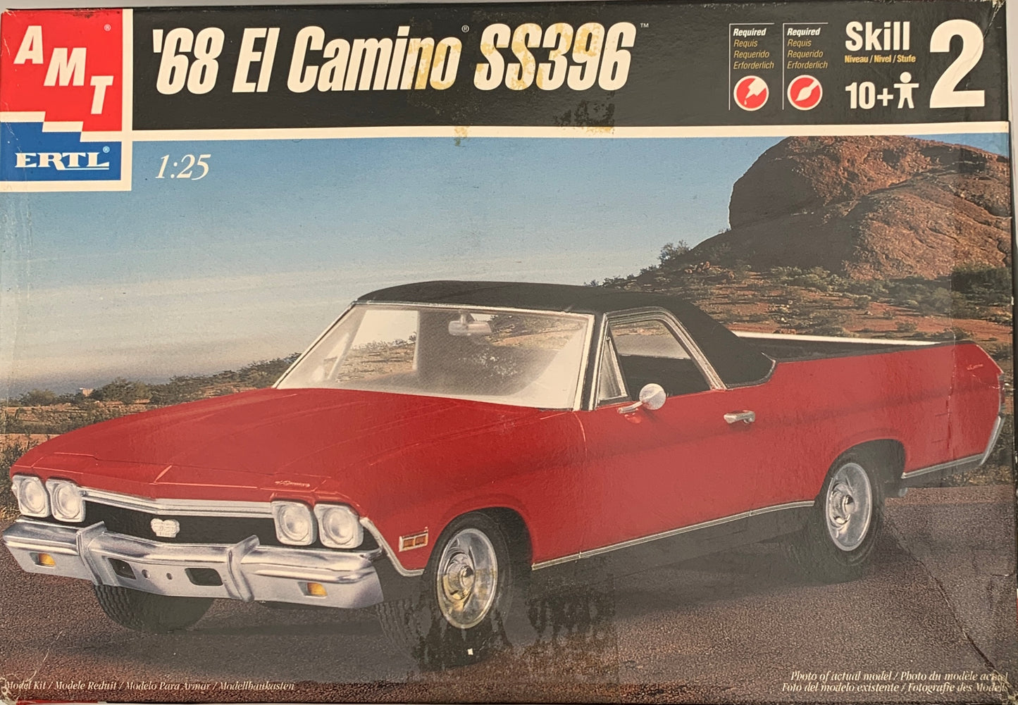 AMT ‘68 El Camino SS396, 1/25 Scale Model Kit