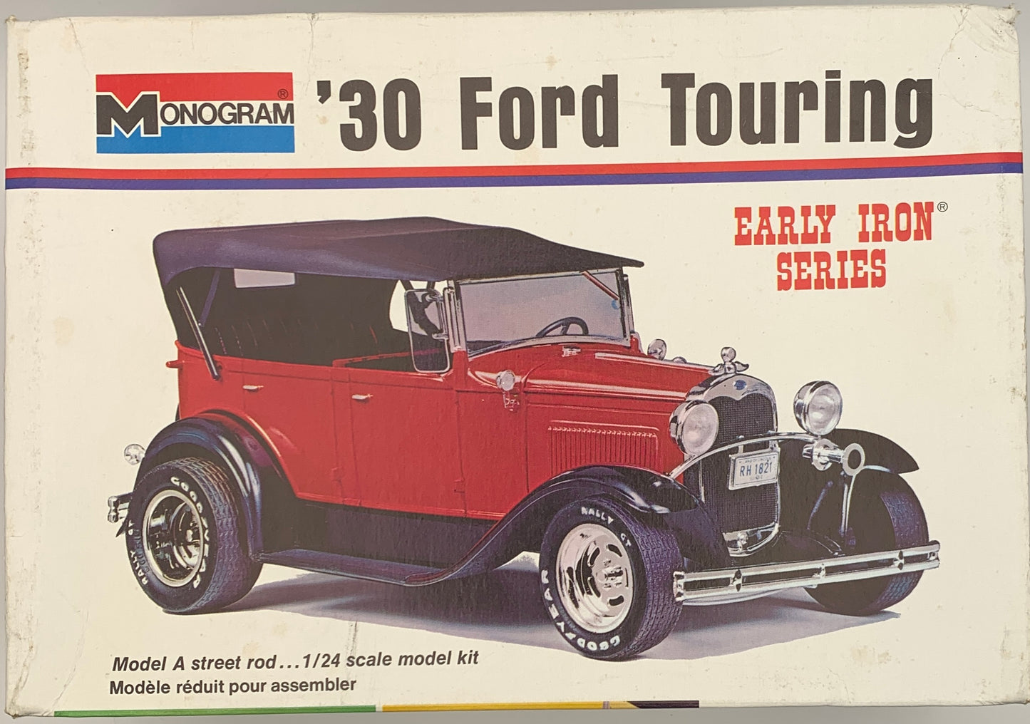 Monogram ‘30 Ford Touring Early Iron Series, 1/24 Scale Model Kit (New)