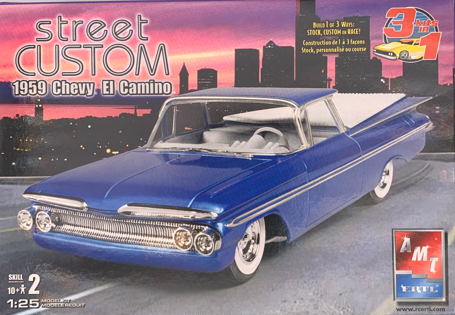 AMT 1959 Chevy El Camino Street Custom 1/25 Scale Model Kit