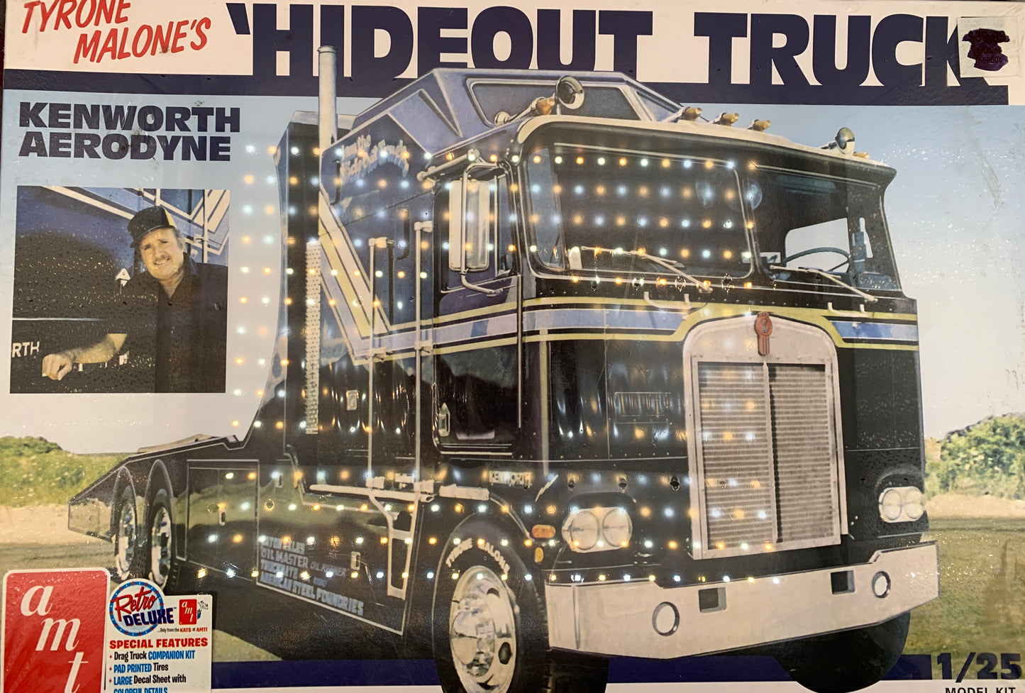 AMT Tyrone Malone’s ‘Hideout Truck’ Kenworth Aerodyne, 1/25 Scale Model Kit (New)