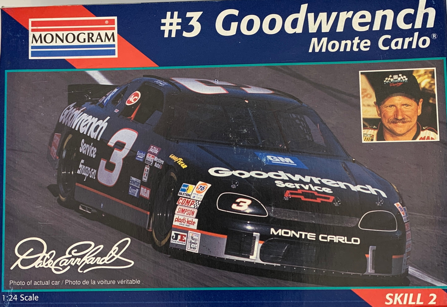 Monogram #3 Goodwrench Monte Carlo, 1/24 Scale Model Kit