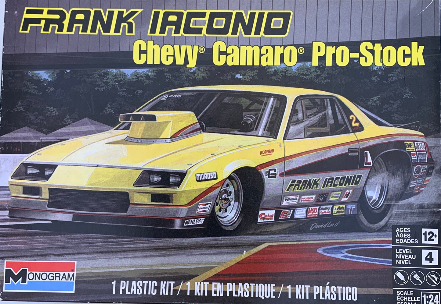 Monogram Frank Iaconio Chevy Comaro Pro-Stock, 1/24 Scale Model Kit