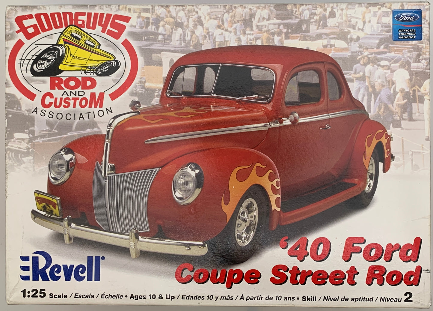 Revell ‘40 Ford Coupe Street Rod, 1/25 Scale Model Kit