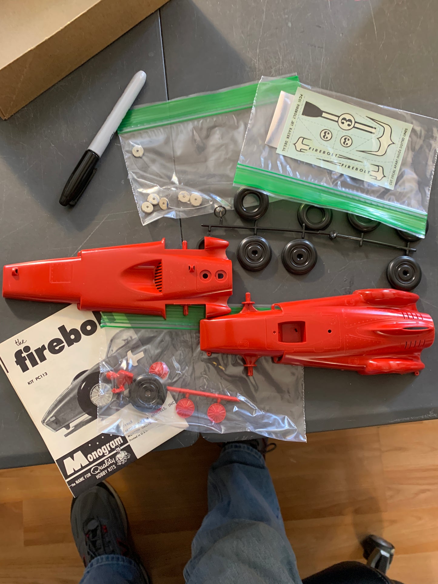 Monogram Firebolt Jet Power Racer model kit pc113