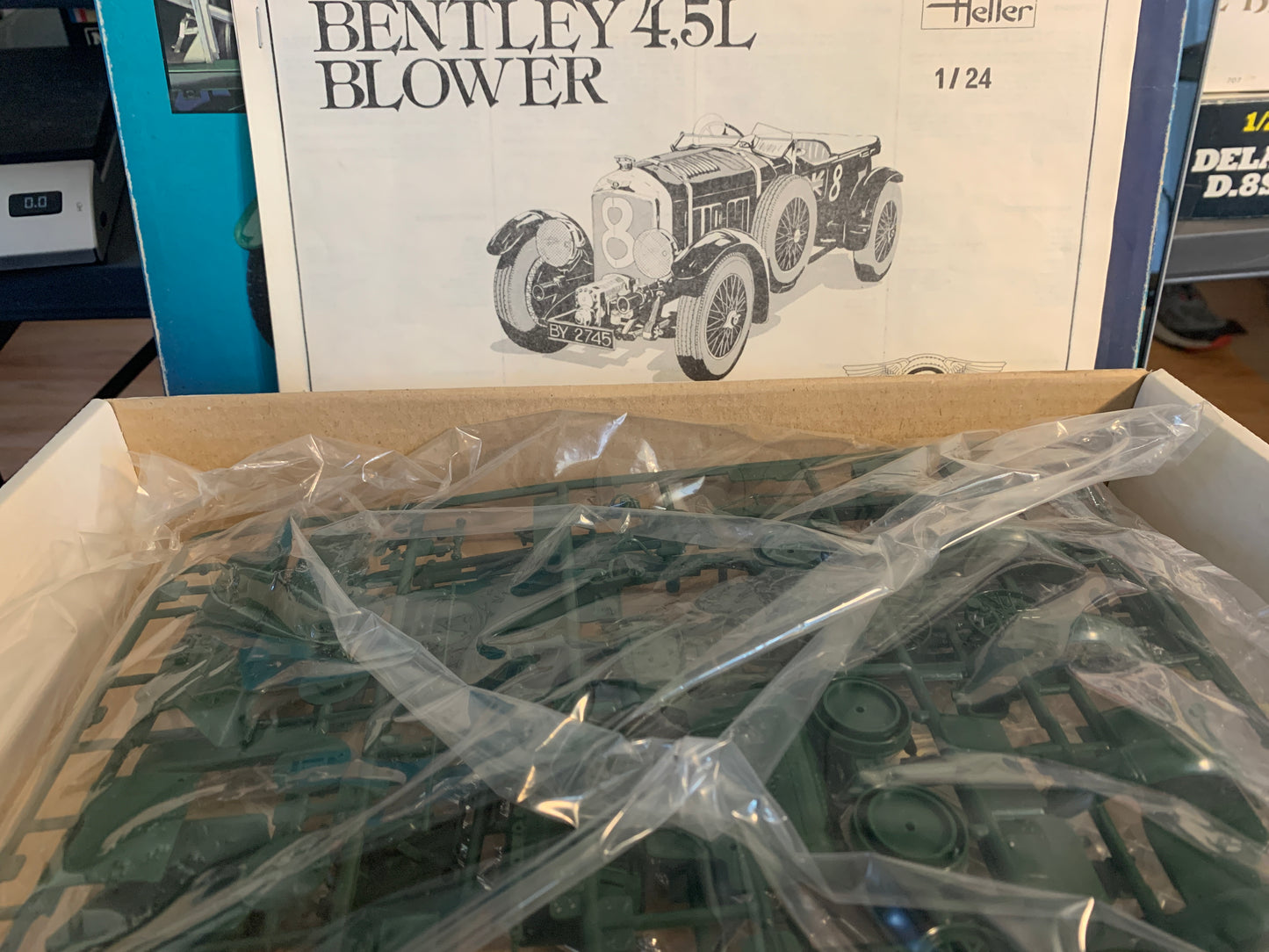 The Heller/Humbrol Bentley 4.5L Blower kit #80722, 1/24 scale