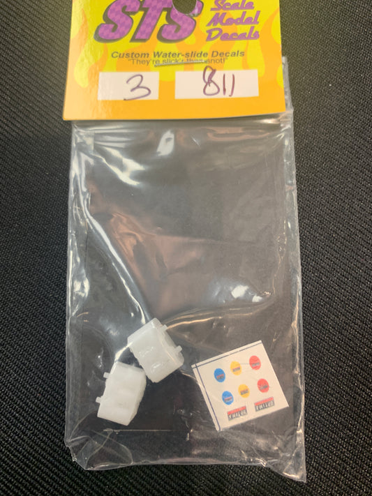 Optima battery with decals