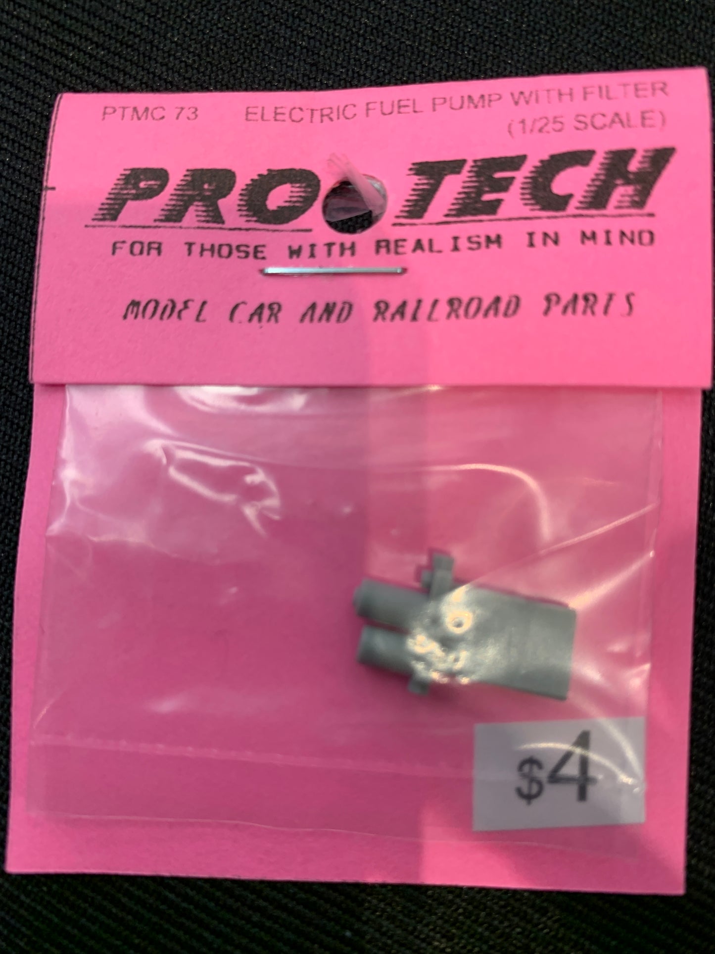 Electric Fuel Pump with Filter (1/25 scale) (resin cast).