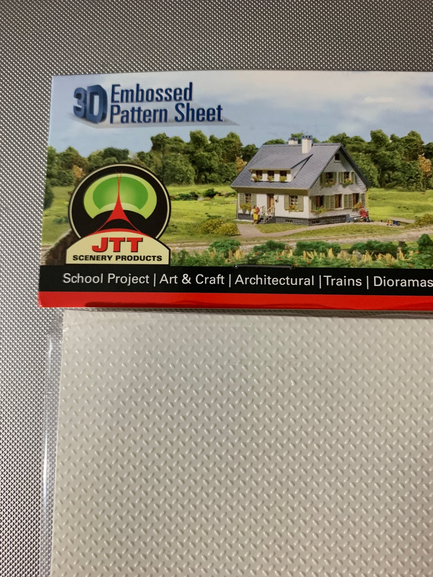 Diamond Plate (2 pack) styrene sheets