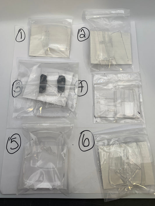 Ford Lincoln Mercury Glass & Firewall Parts bag