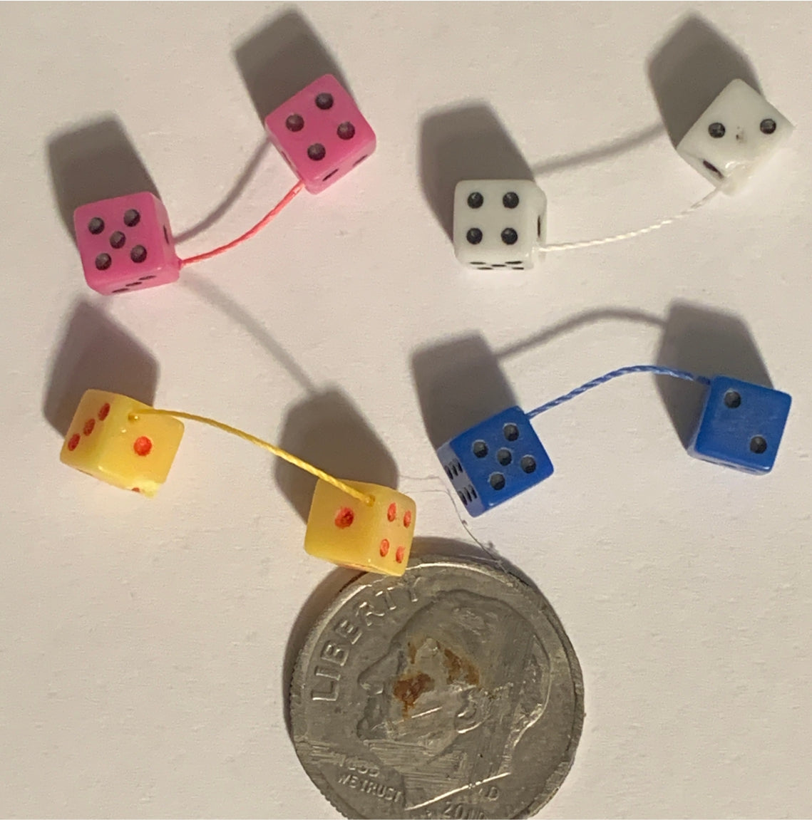 Hanging dice Pair