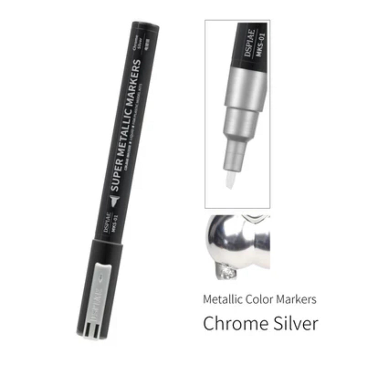 Dspiae Chrome Silver Marker
