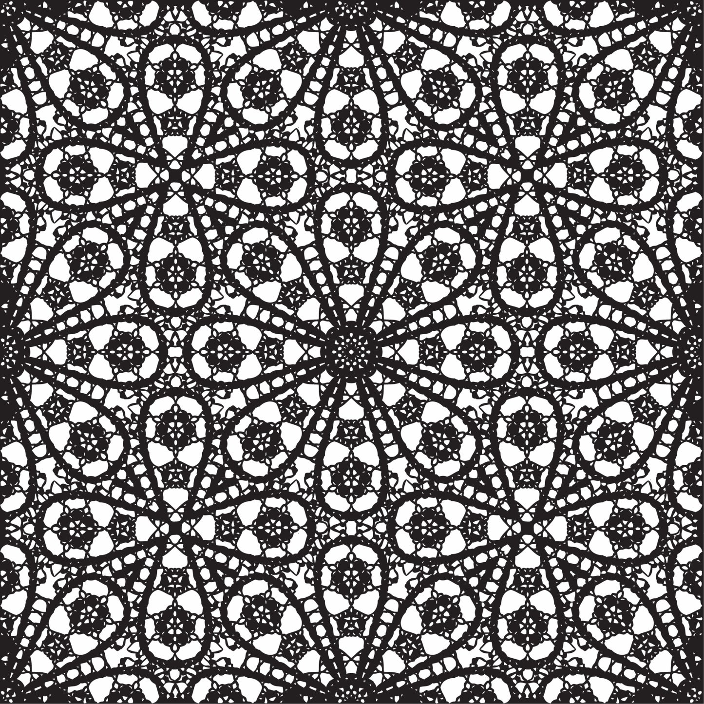 Lace Pattern #4 water slide decal