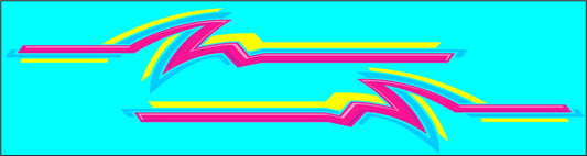 Retro #2 water slide decals