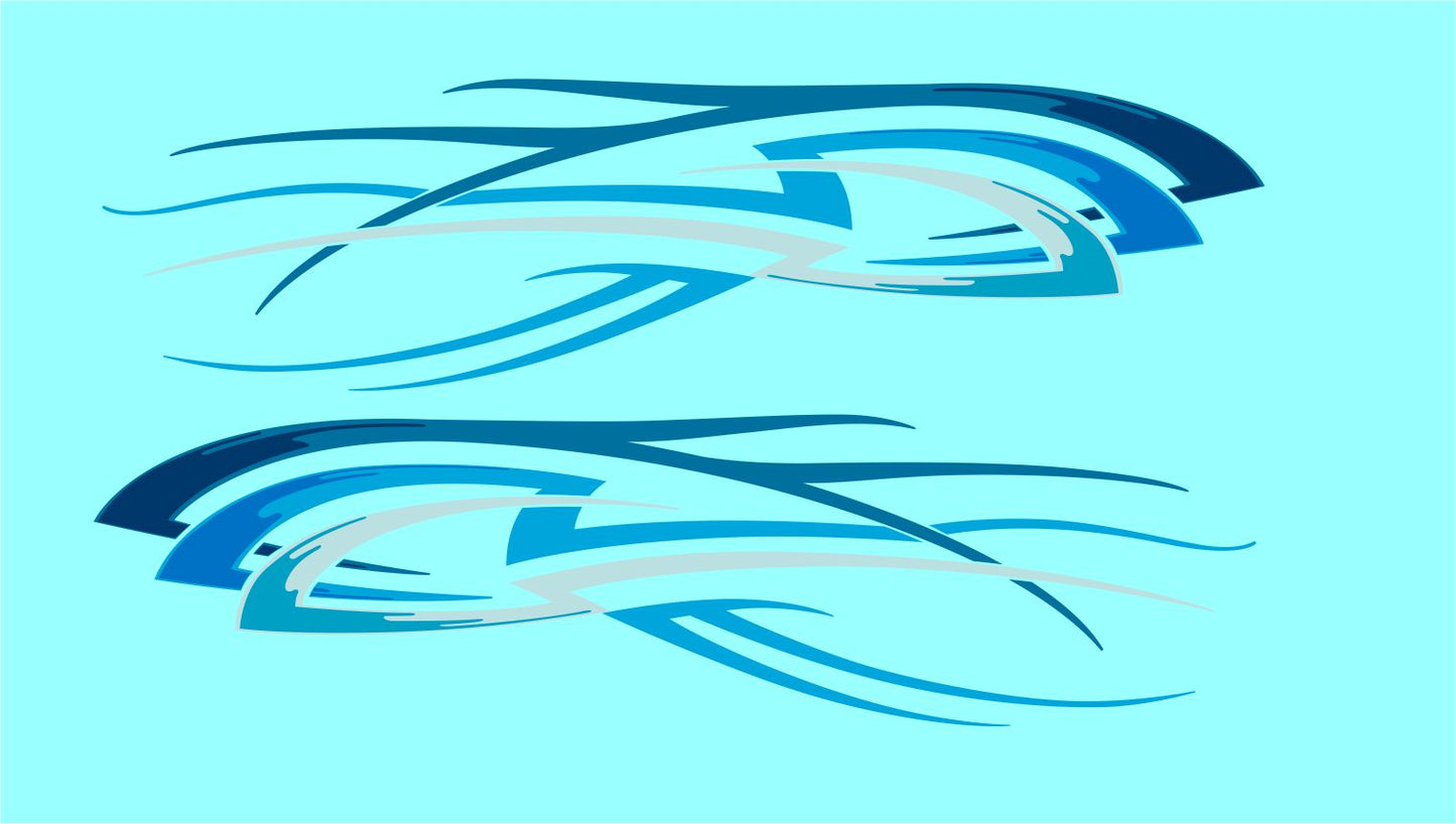 Retro Street Rod #3 water slide decals