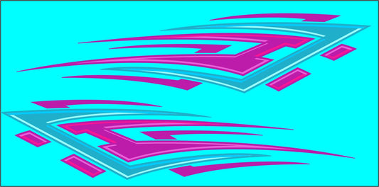 Retro Street Rod #5 water slide decals