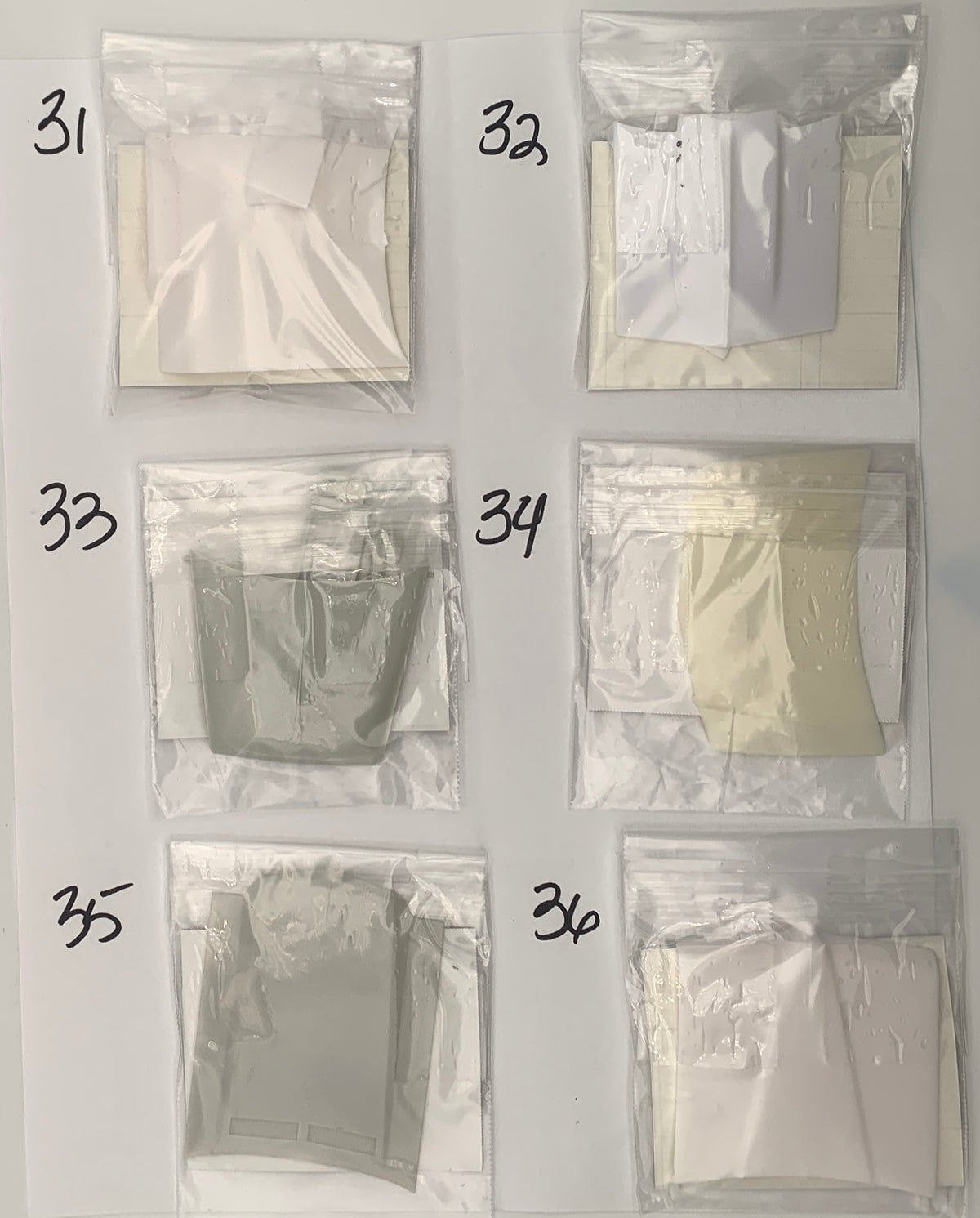 GM HOODS AND TRUNK LIDS PARTS BAG