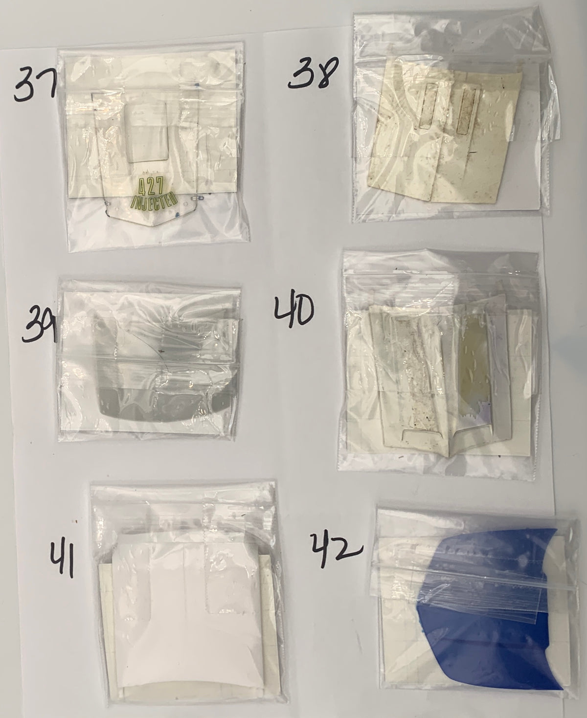 GM HOODS AND TRUNK LIDS PARTS BAG