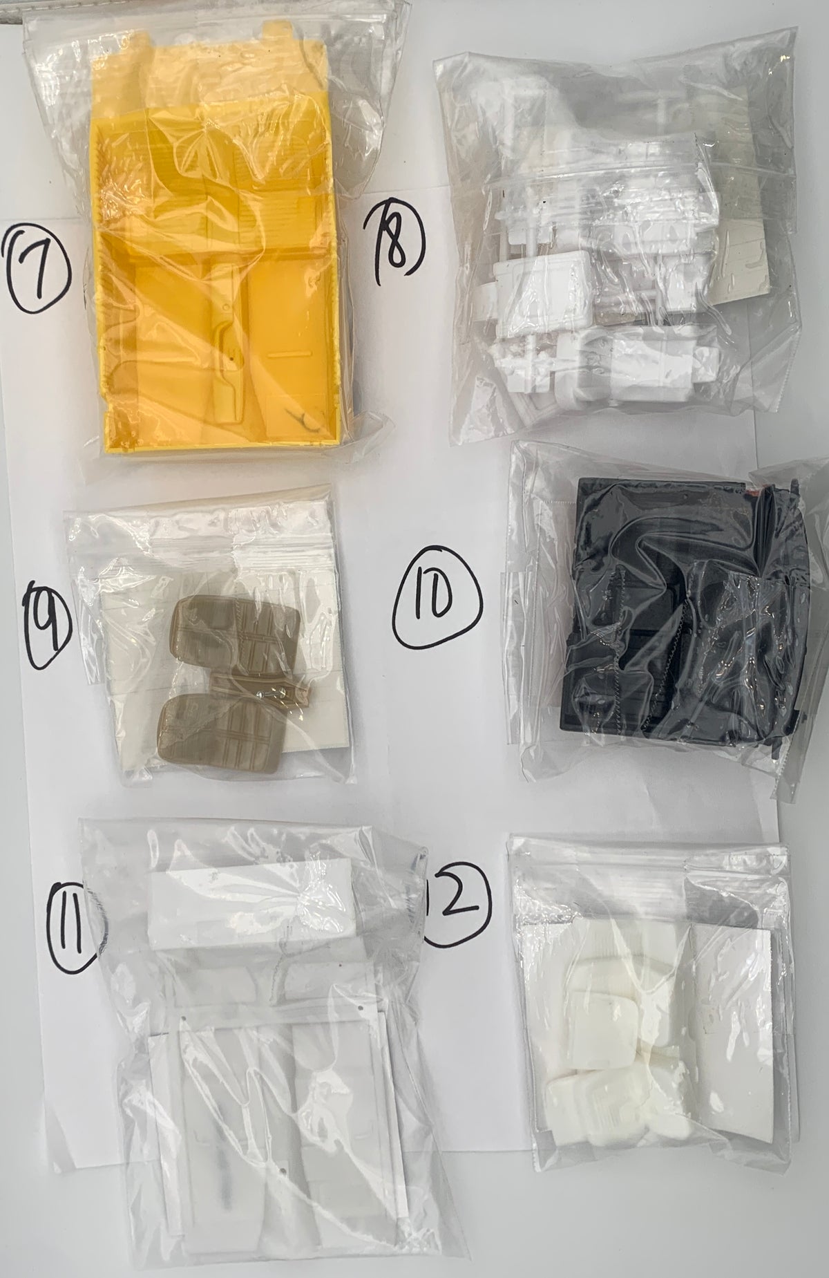 CHRYSLER DODGE MOPAR INTERIORS PARTS BAG