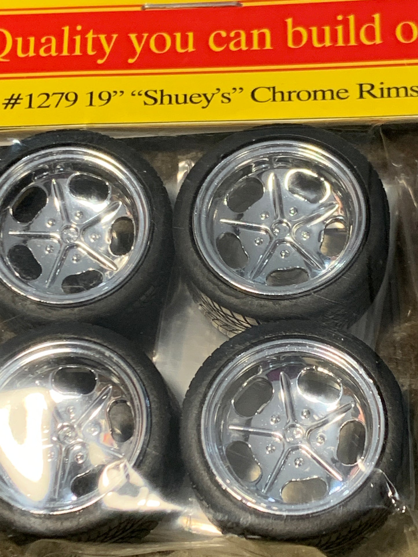 Pegasus #1279 19" Shueys Chrome Rims and tires