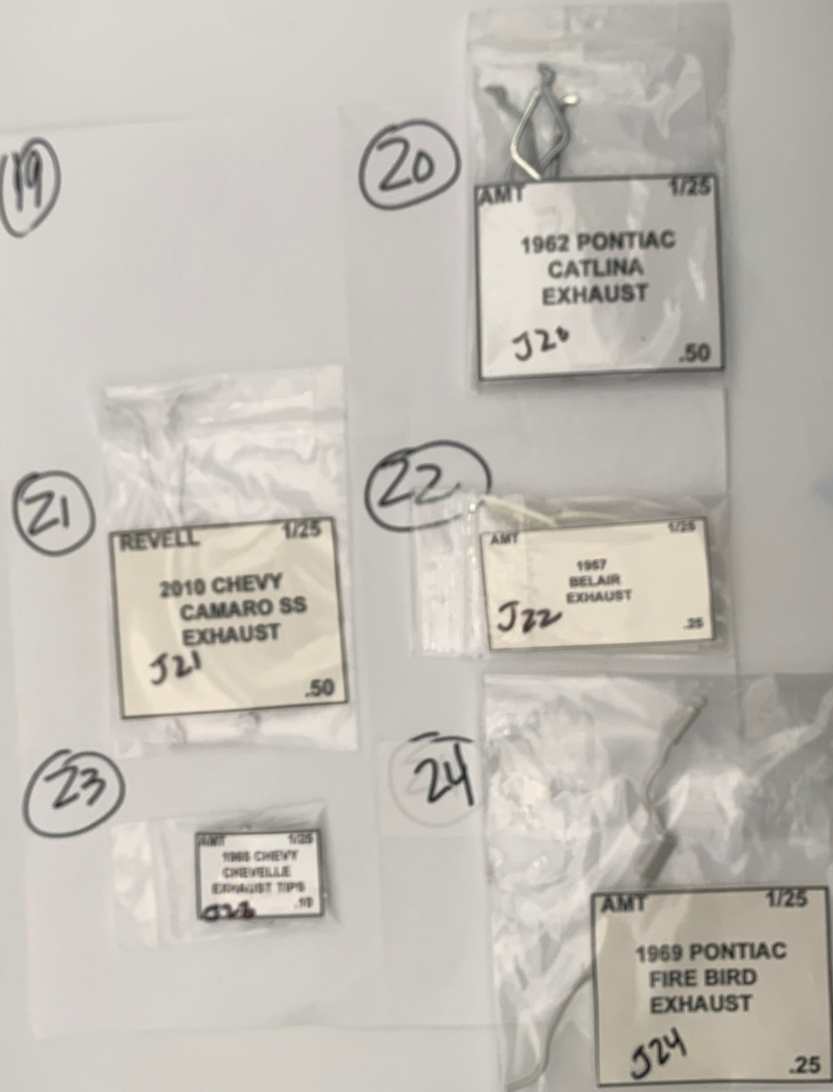 GM EXHAUST PARTS BAG