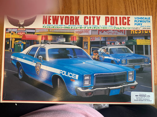 Yodel New York City Police 1/24 Plymouth Fury