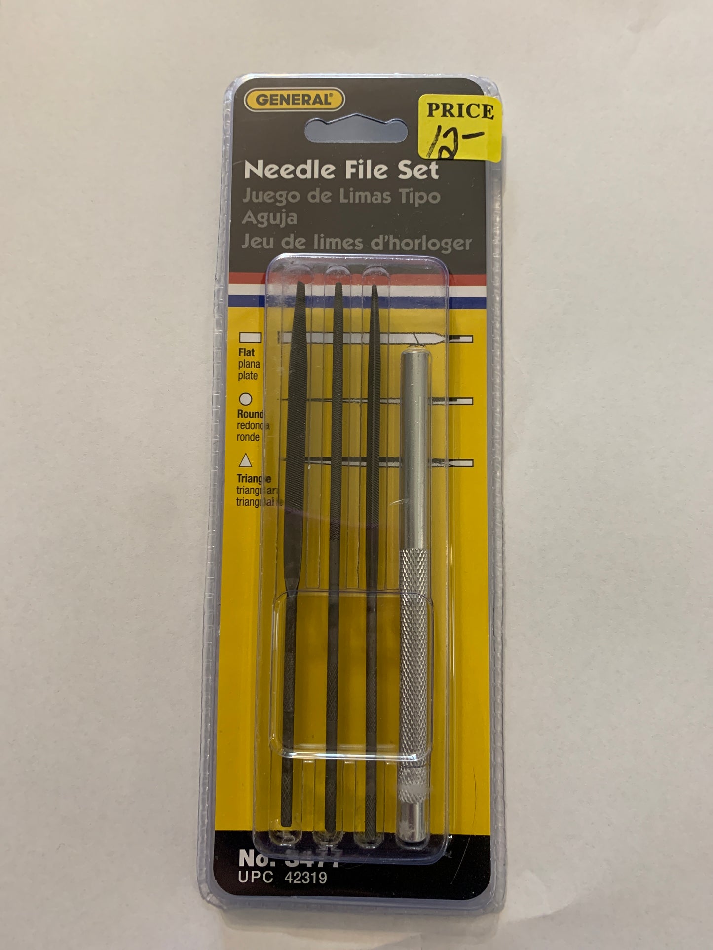 4 pc needle file set