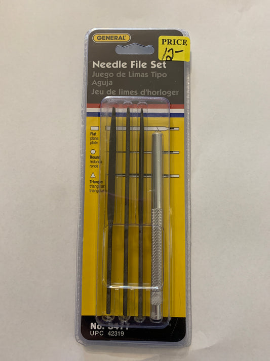 4 pc needle file set