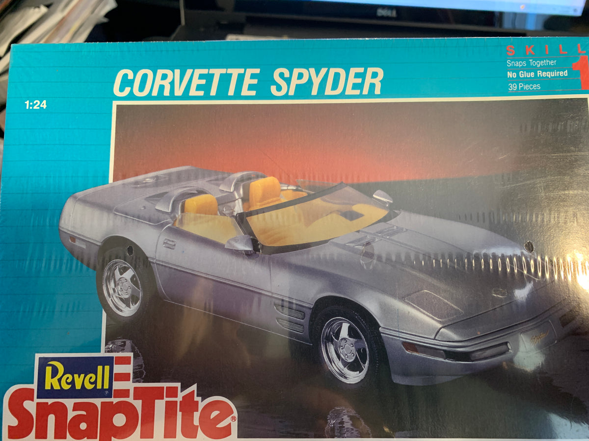 Revell SnapTite Corvette Spyder #6267 is a 1/24-scale ZR-1 Spyder concept car kit