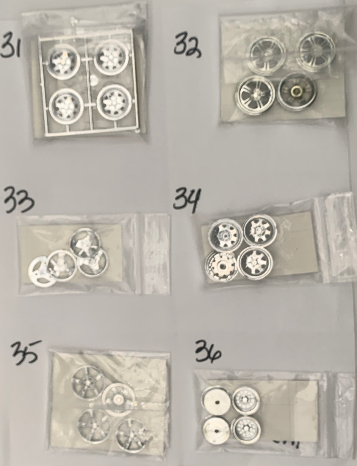 GM RIMS & TIRES WHEELS PARTS BAG