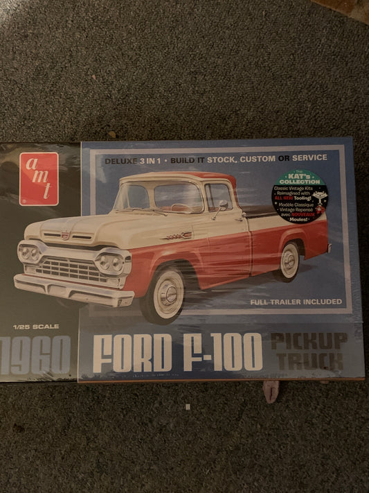 1960 ford f-100 pickup truck model kit