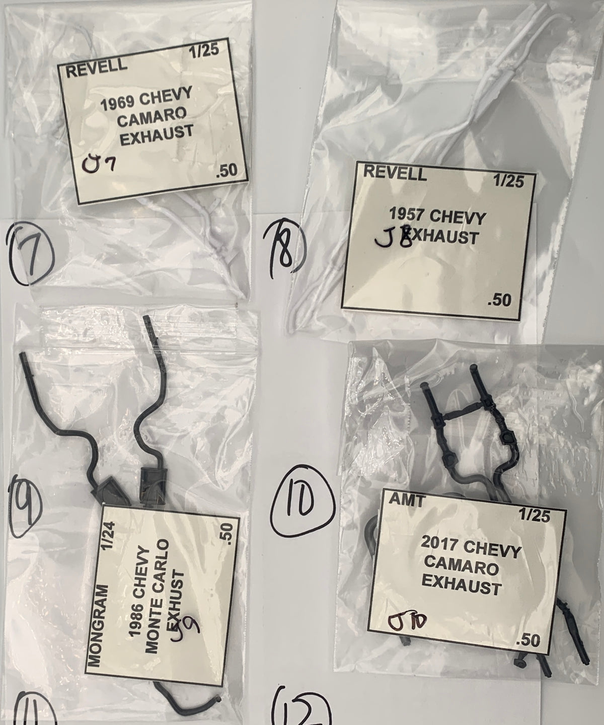 GM EXHAUST PARTS BAG