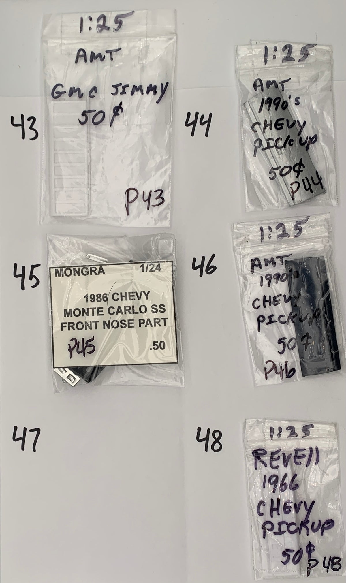 GM MISC PARTS BAG