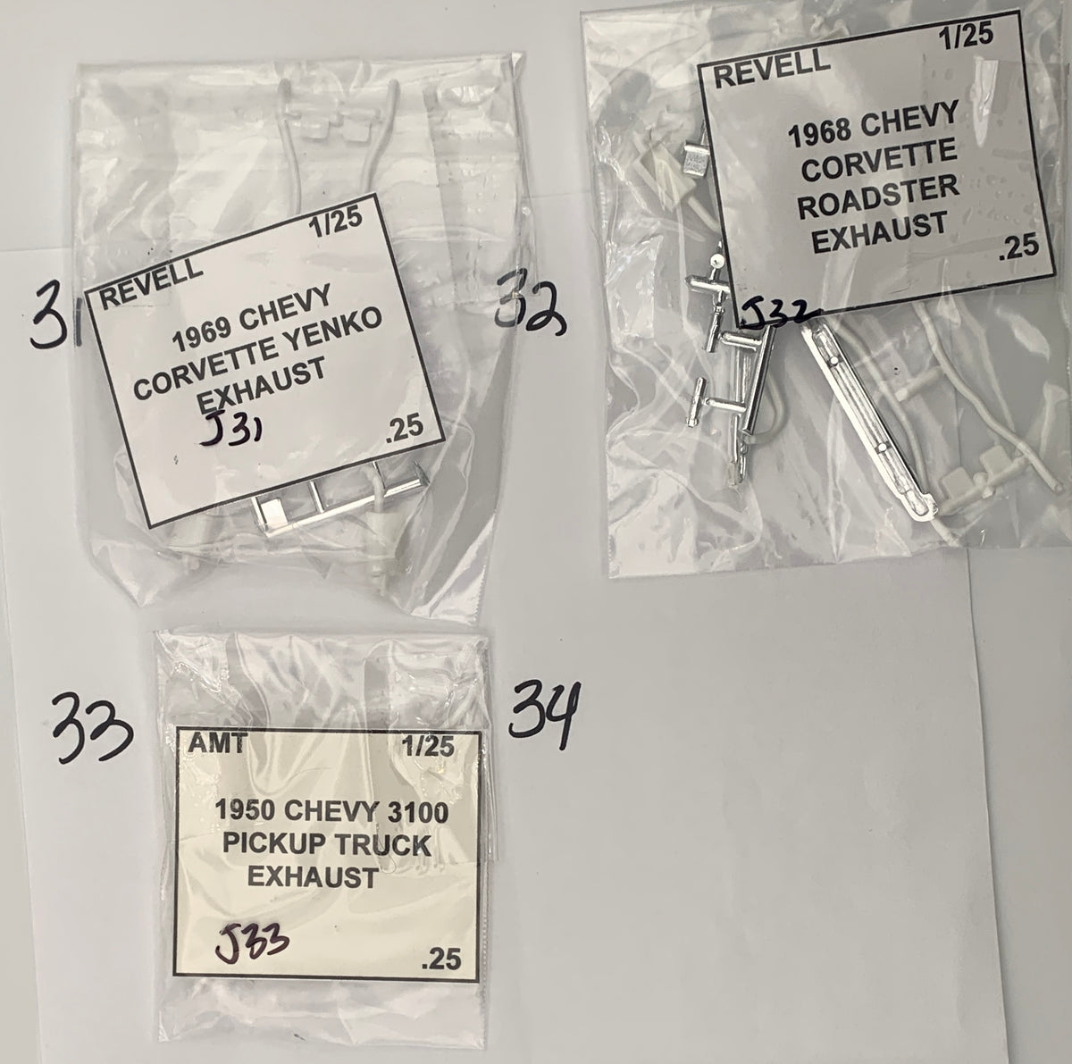 GM EXHAUST PARTS BAG