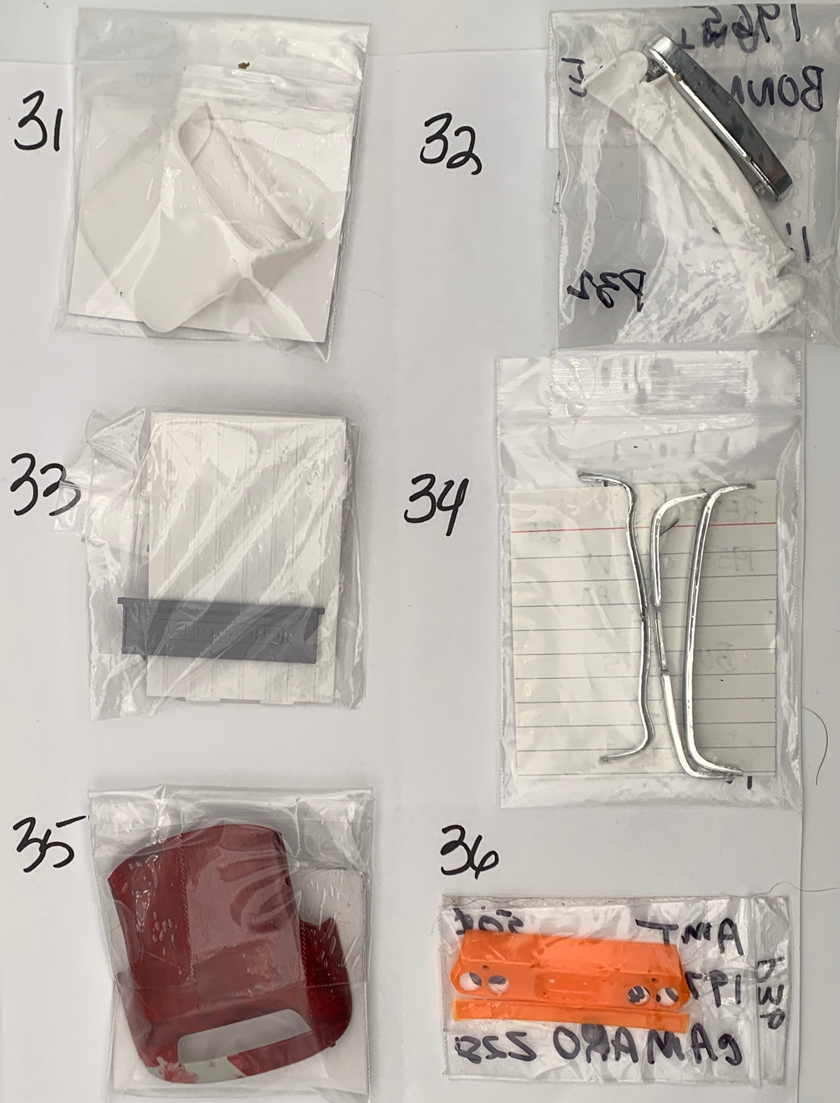 GM MISC PARTS BAG
