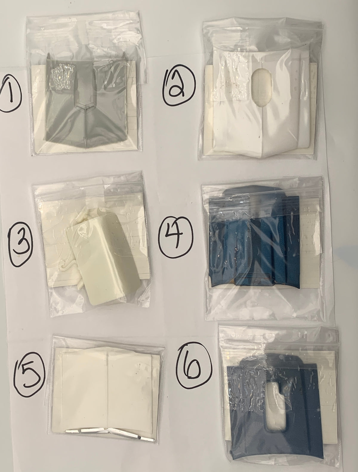 GM HOODS AND TRUNK LIDS PARTS BAG