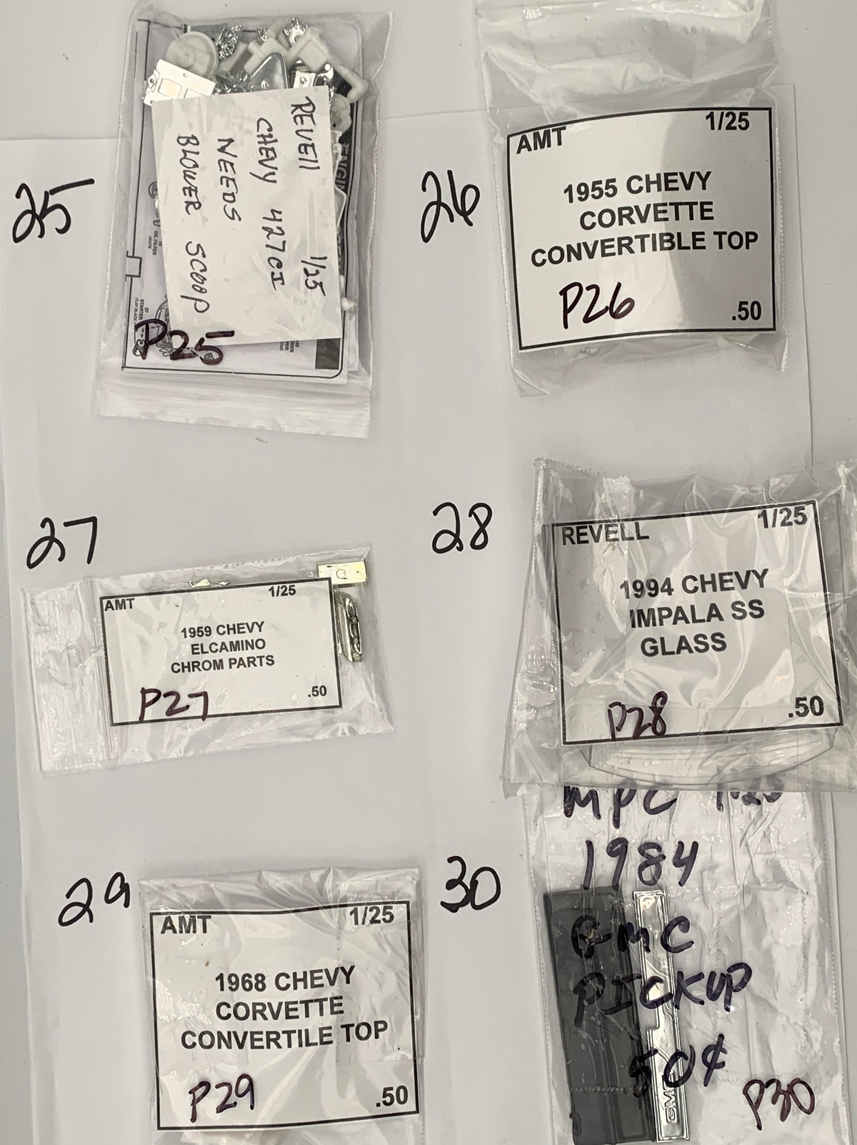 GM MISC PARTS BAG