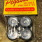 Pegasus #1125 15" Reverse Chrome Rims and tires