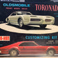 Jo-Han C-2000 is the 1966 Oldsmobile Toronado Hardtop, a 1/25-scale kit in Jo-Han’s early flat box.