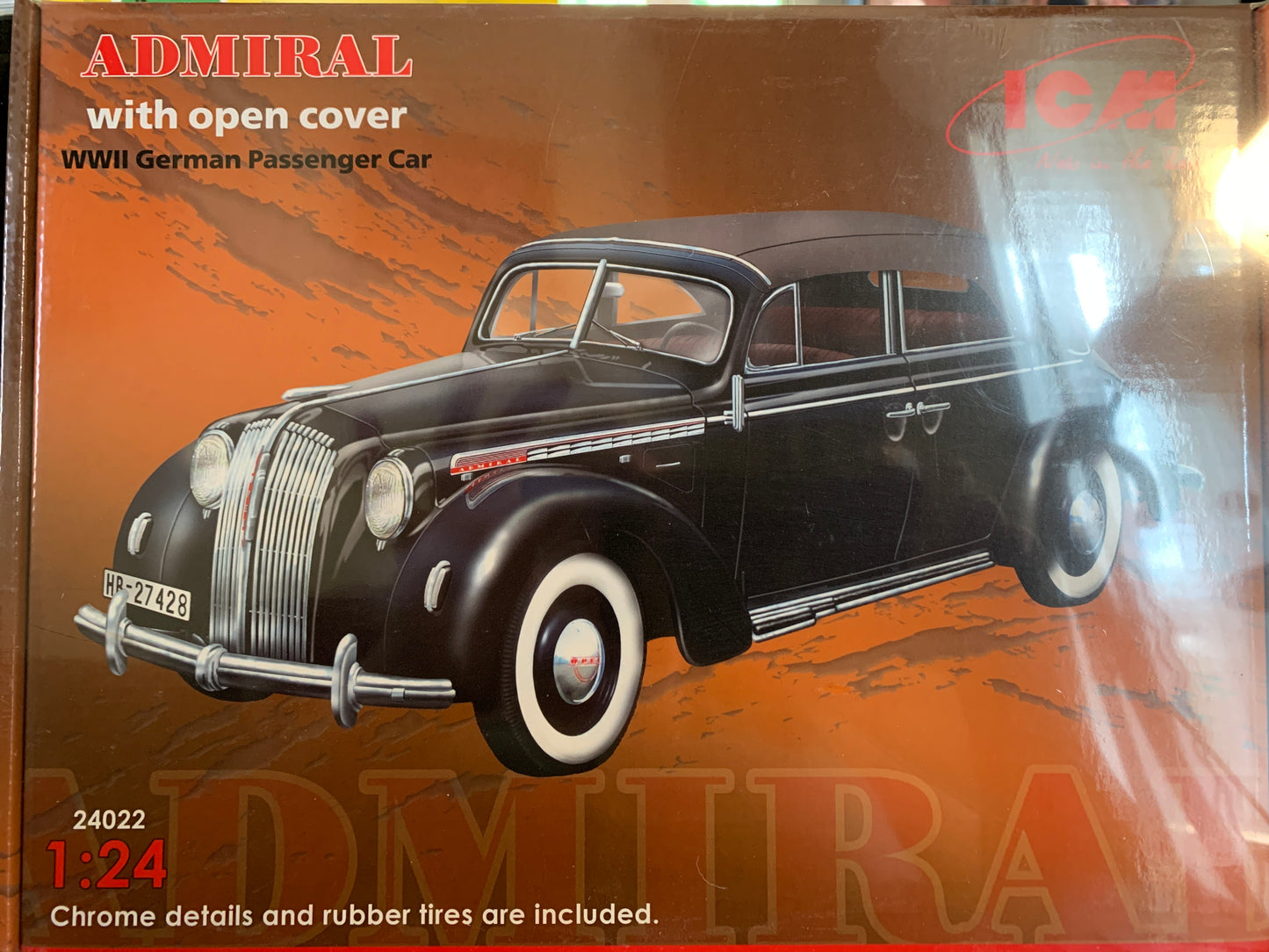 ICM Admiral Cabriolet with Open Cover kit #24022, 1/24 scale