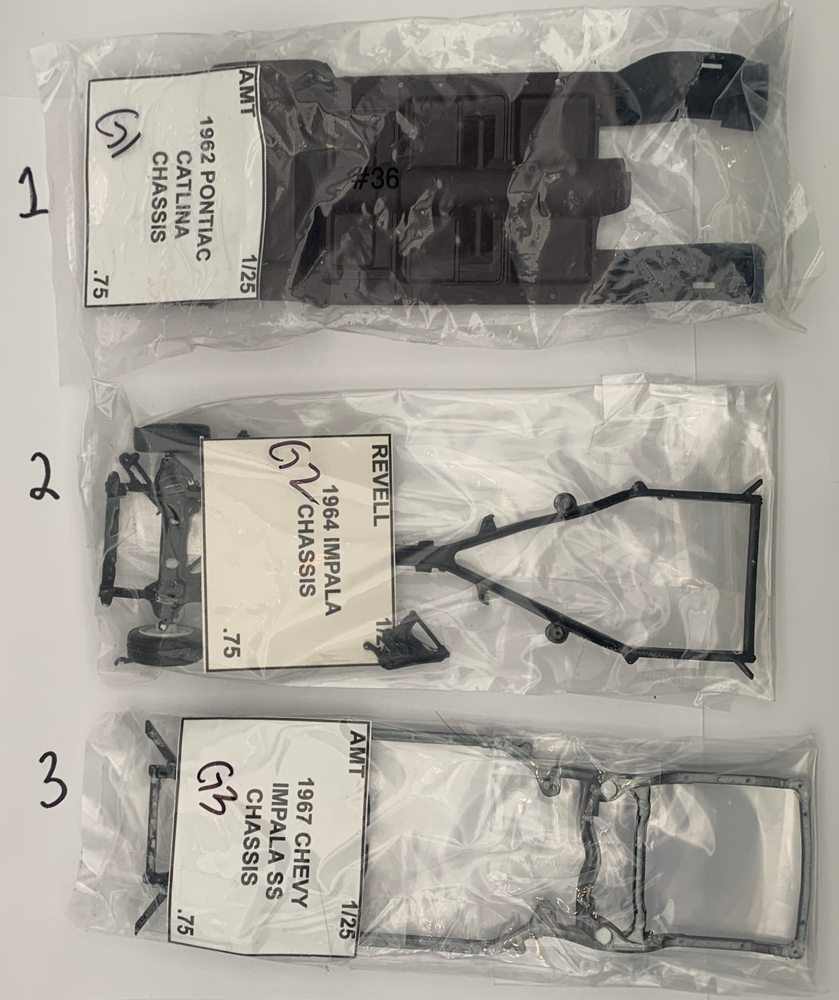 GM BIG BODY FRAME BAG PARTS