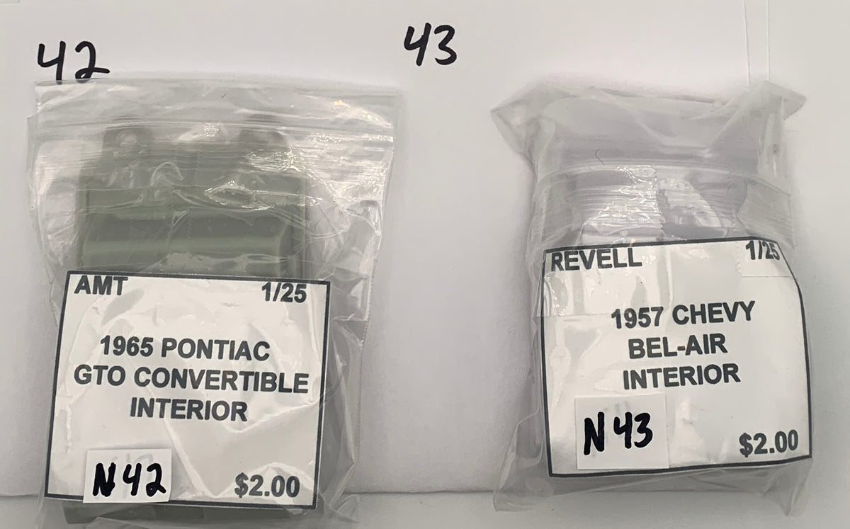 GM INTERIOR PARTS BAGS
