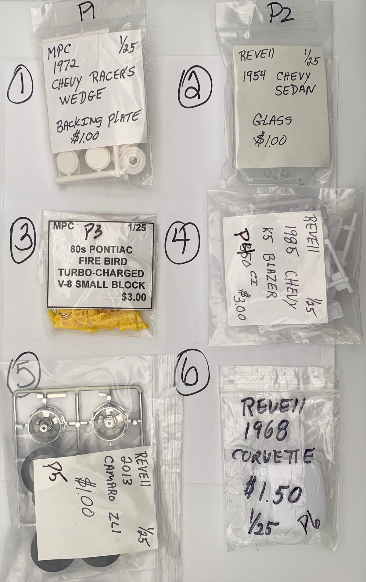 GM MISC PARTS BAG