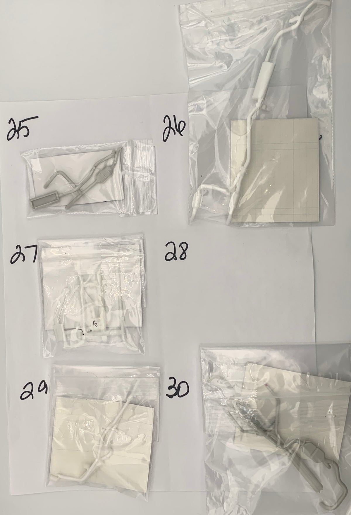 GM EXHAUST PARTS BAG