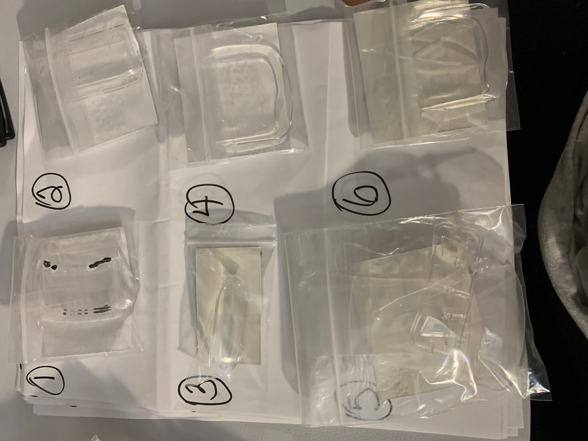 GM GLASS parts bag