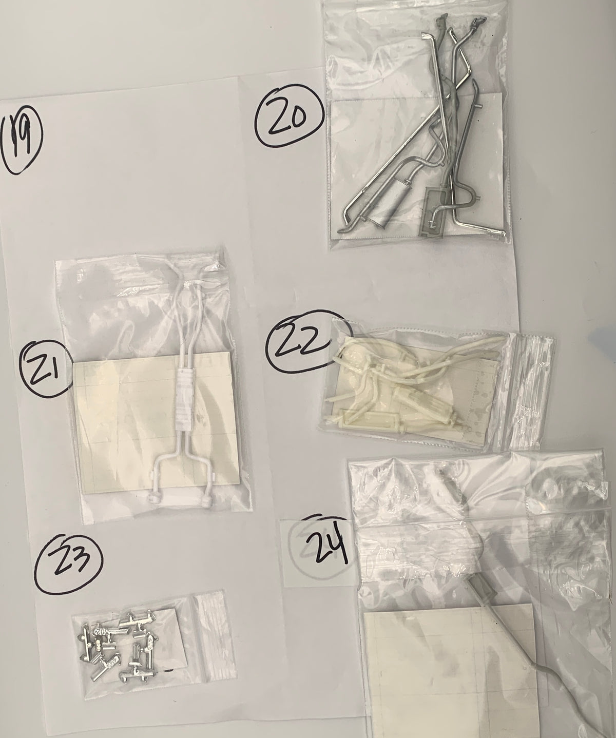 GM EXHAUST PARTS BAG
