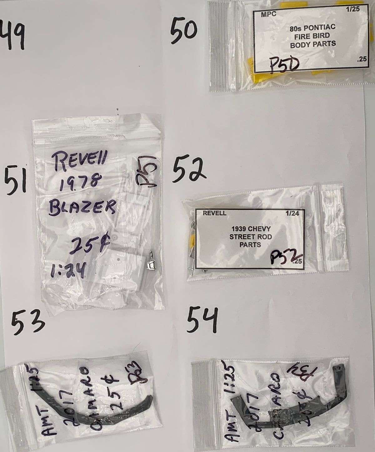 GM MISC PARTS BAG