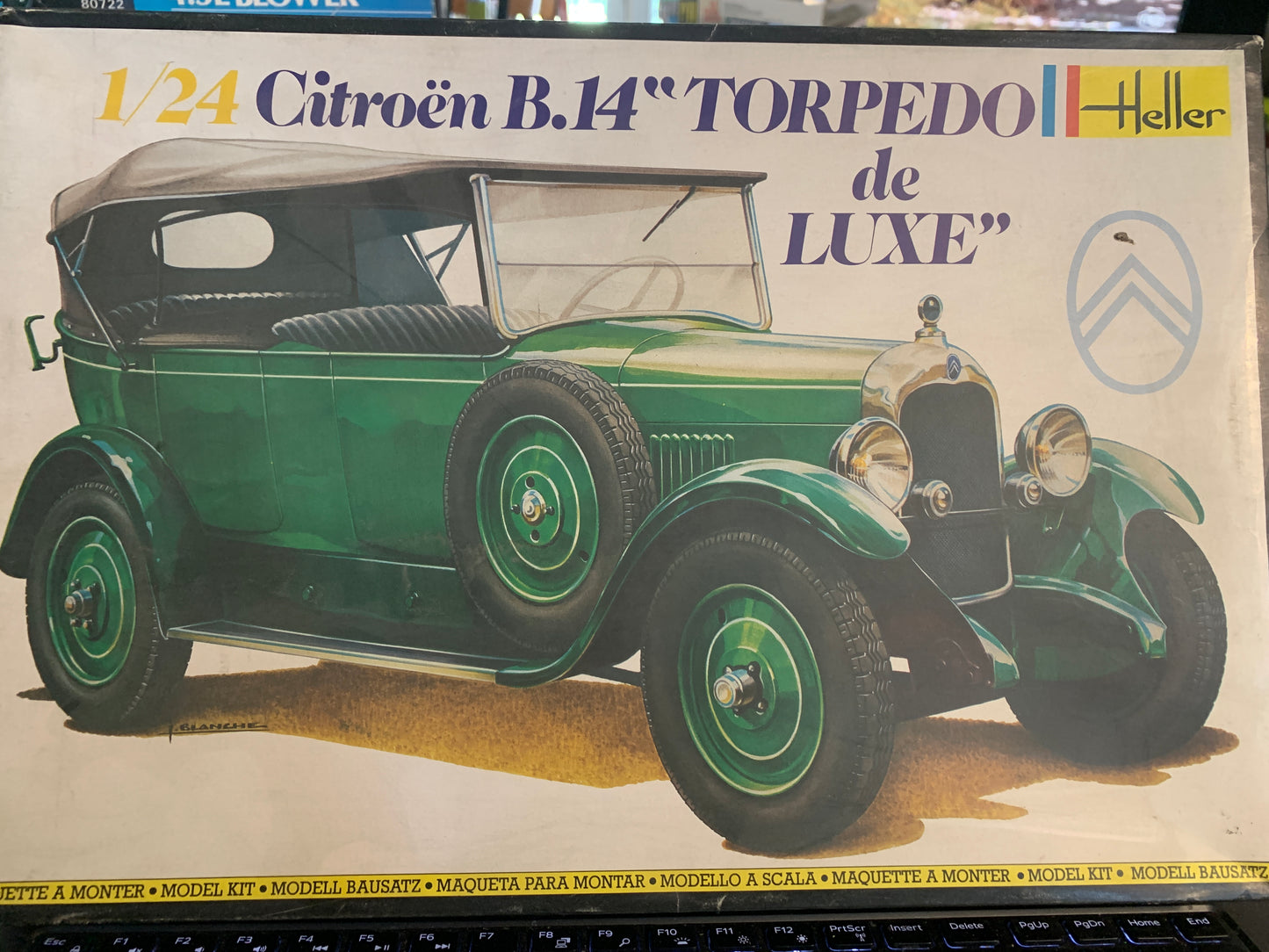 Heller Citroën B.14 “Torpédo de Luxe” kit #727, 1/24 scale