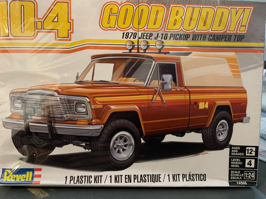 1979 jeep j10 with camper top 1/24 scale